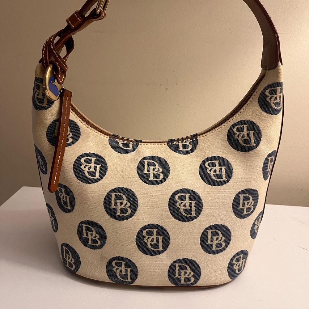 Dooney & Bourke Cream and Brown Bag